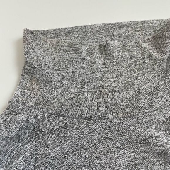 Aritzia Wilfred Free Martha Mock Neck Sleeve Sweater in Gray Sz Small - Picture 9 of 9